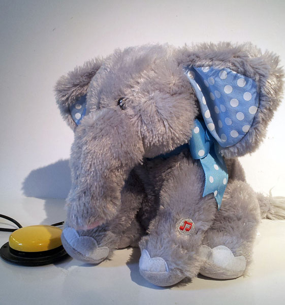 elephant toy that flaps ears