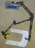 Bed Switch Mount, 3 Durable Sections Ball + 2nd Light Arm