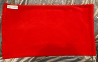 Plush Cover only for large Lap Bag - new red