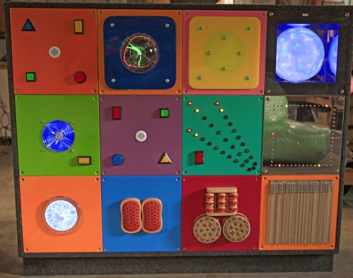 Activity Wall, 12 Panel Base Module from Technical Solutions Australia